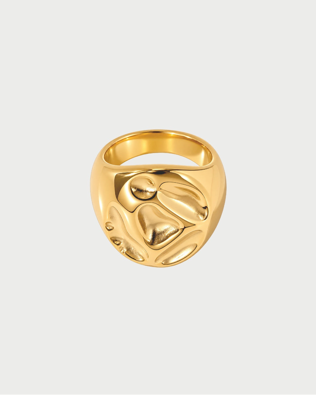 SILVER RIVER PEBBLE RING