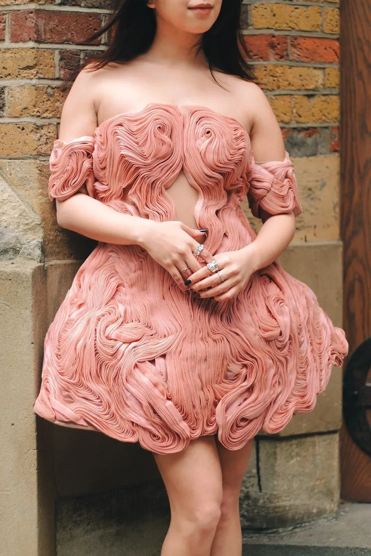 SILVER STACEY STACK RING - AEQEA