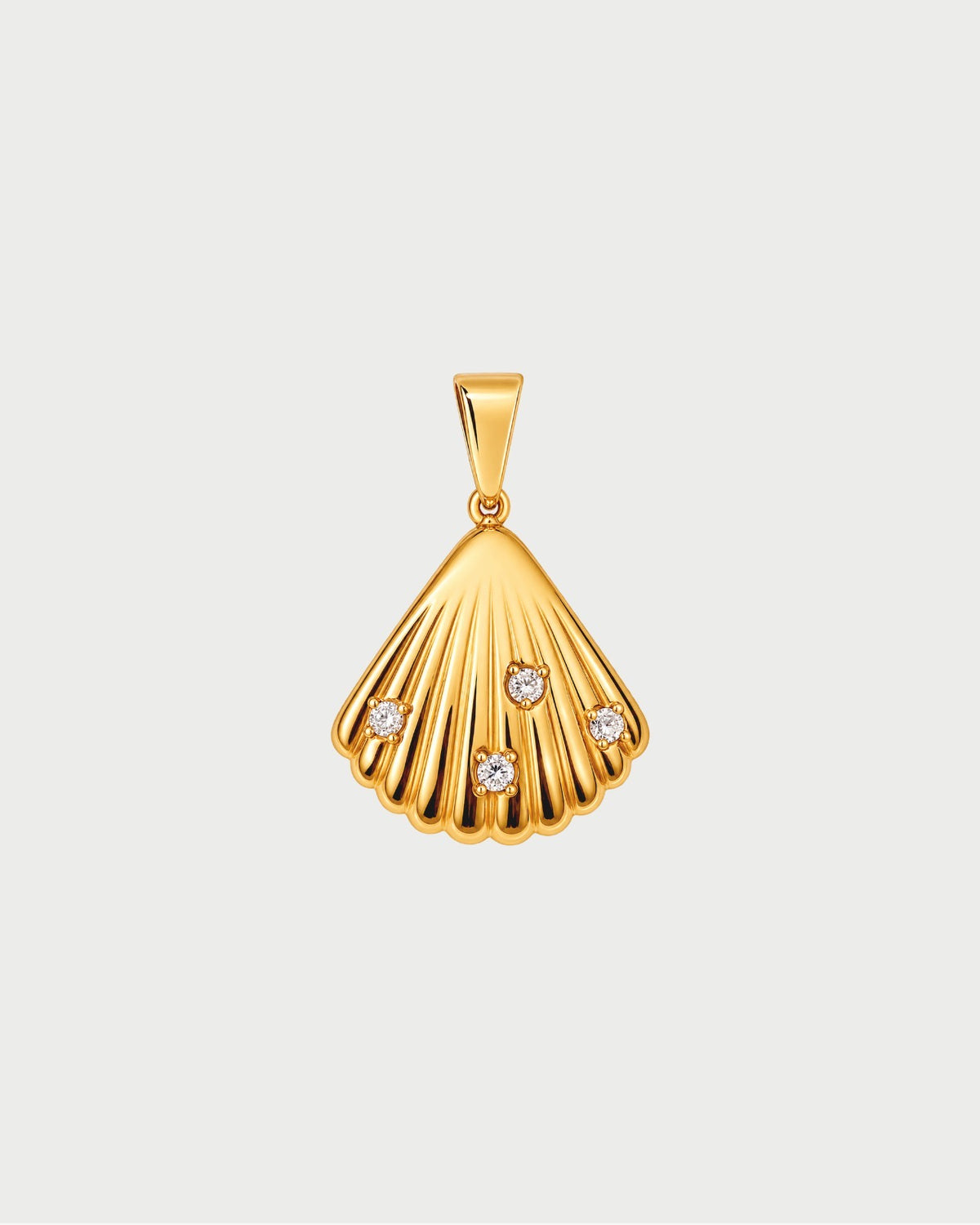 ZIRCONIA SEA SHELL CHARM