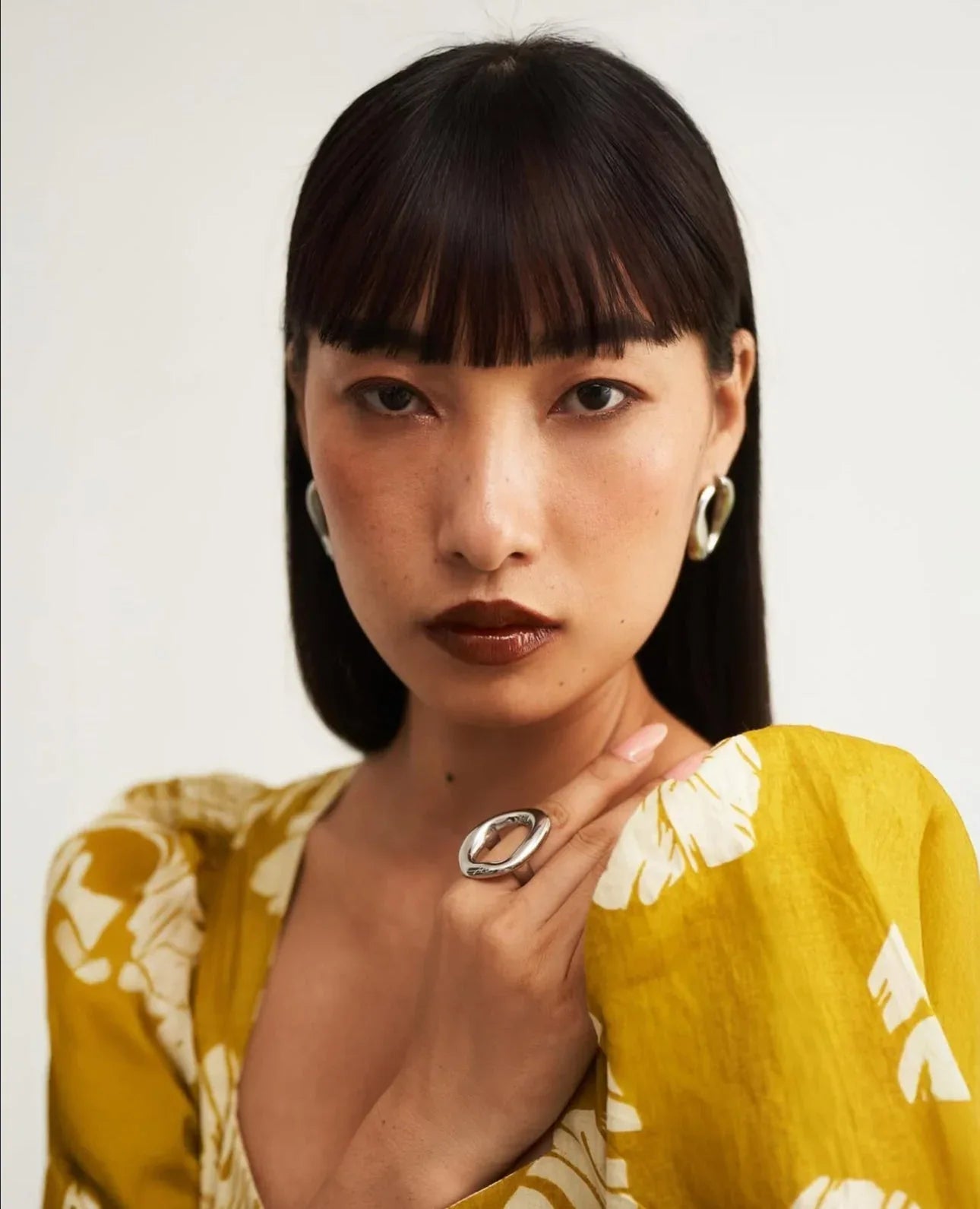 SILVER INFINITY LOOP RING - AEQEA