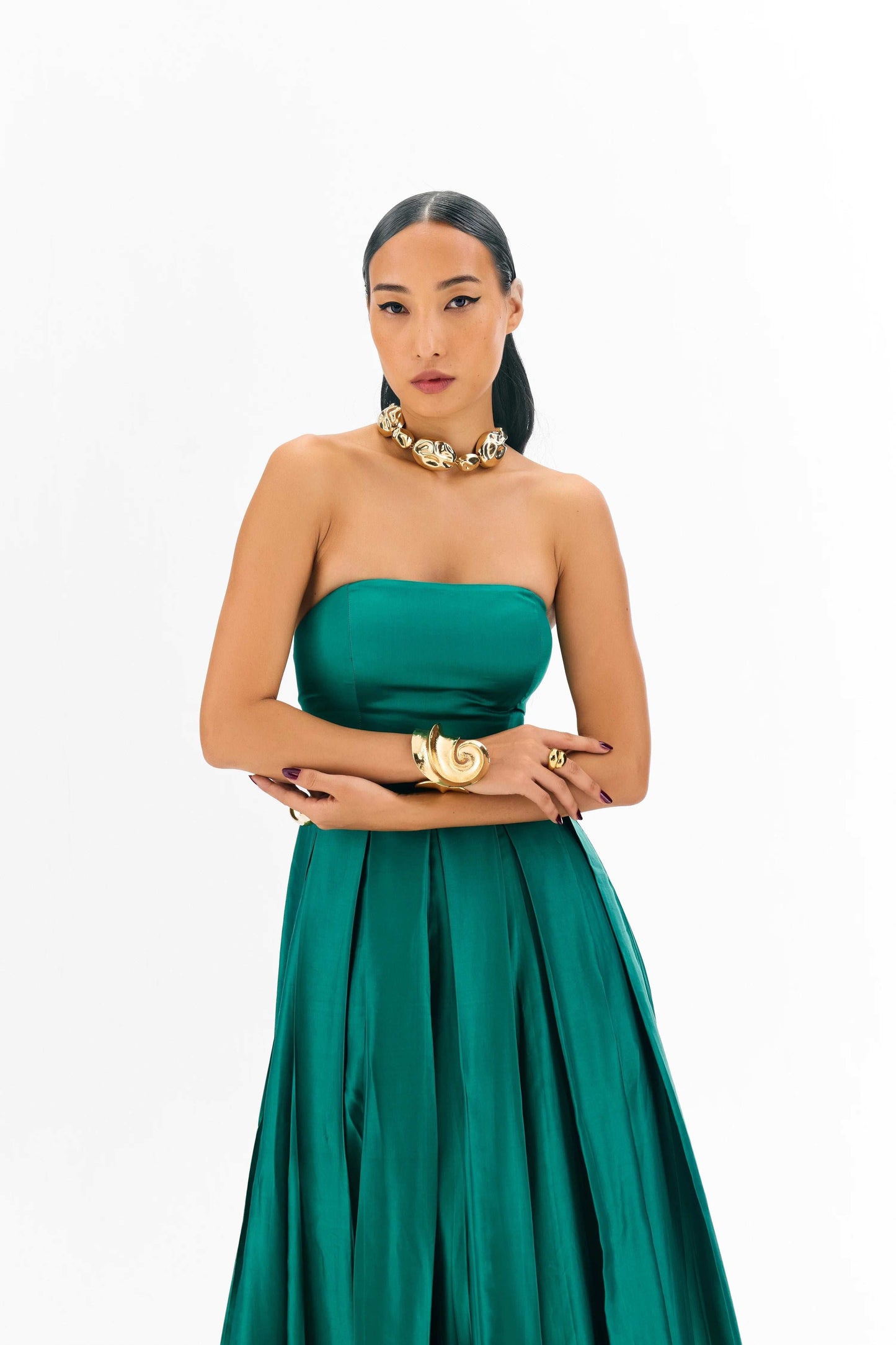 GOLDEN STONE NECKLACE - AEQEA