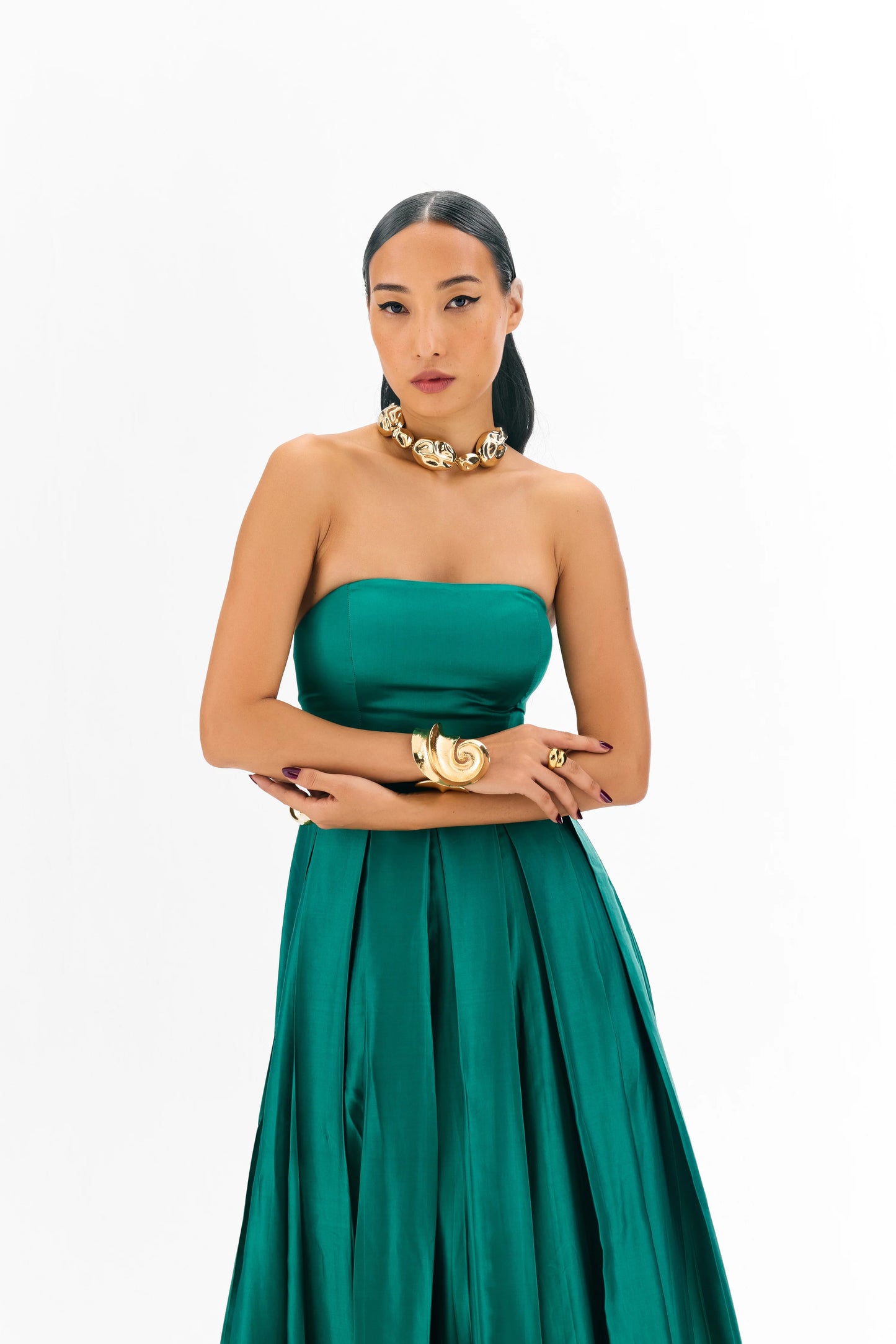GOLDEN STONE NECKLACE - AEQEA