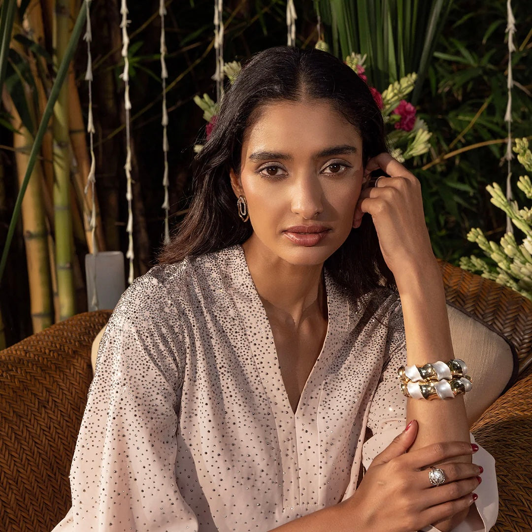 IVORY FAULA CUFF - AEQEA