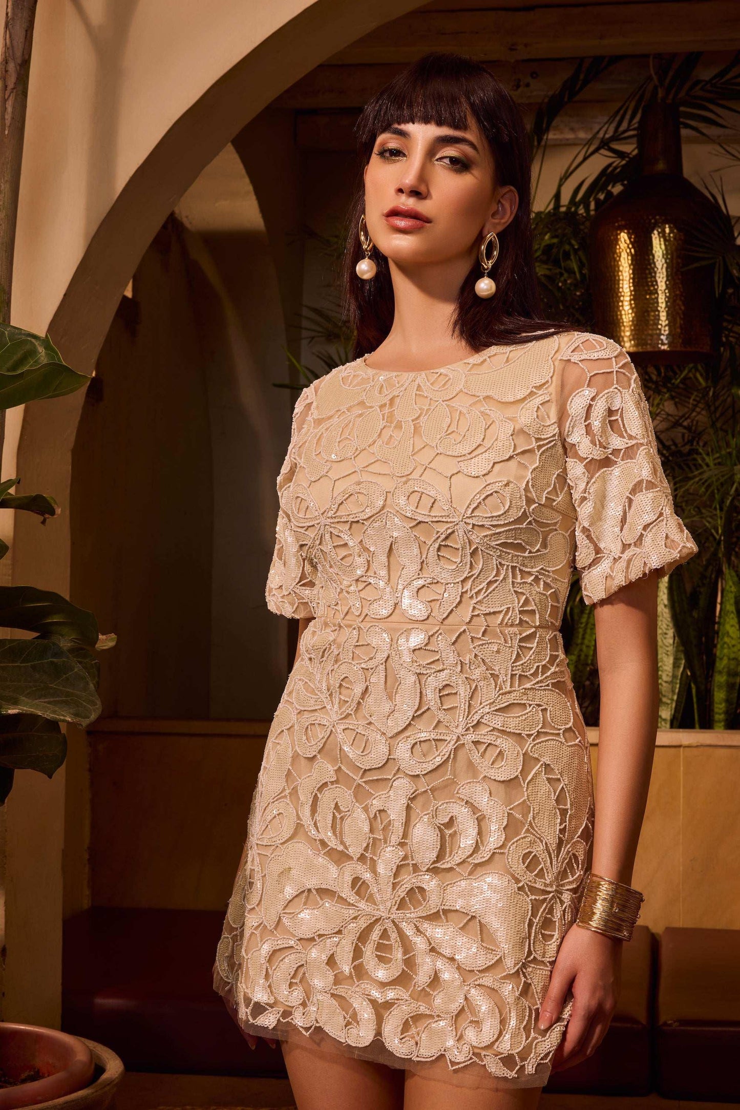 PEARL BLOSSOM DROP EARRINGS - AEQEA