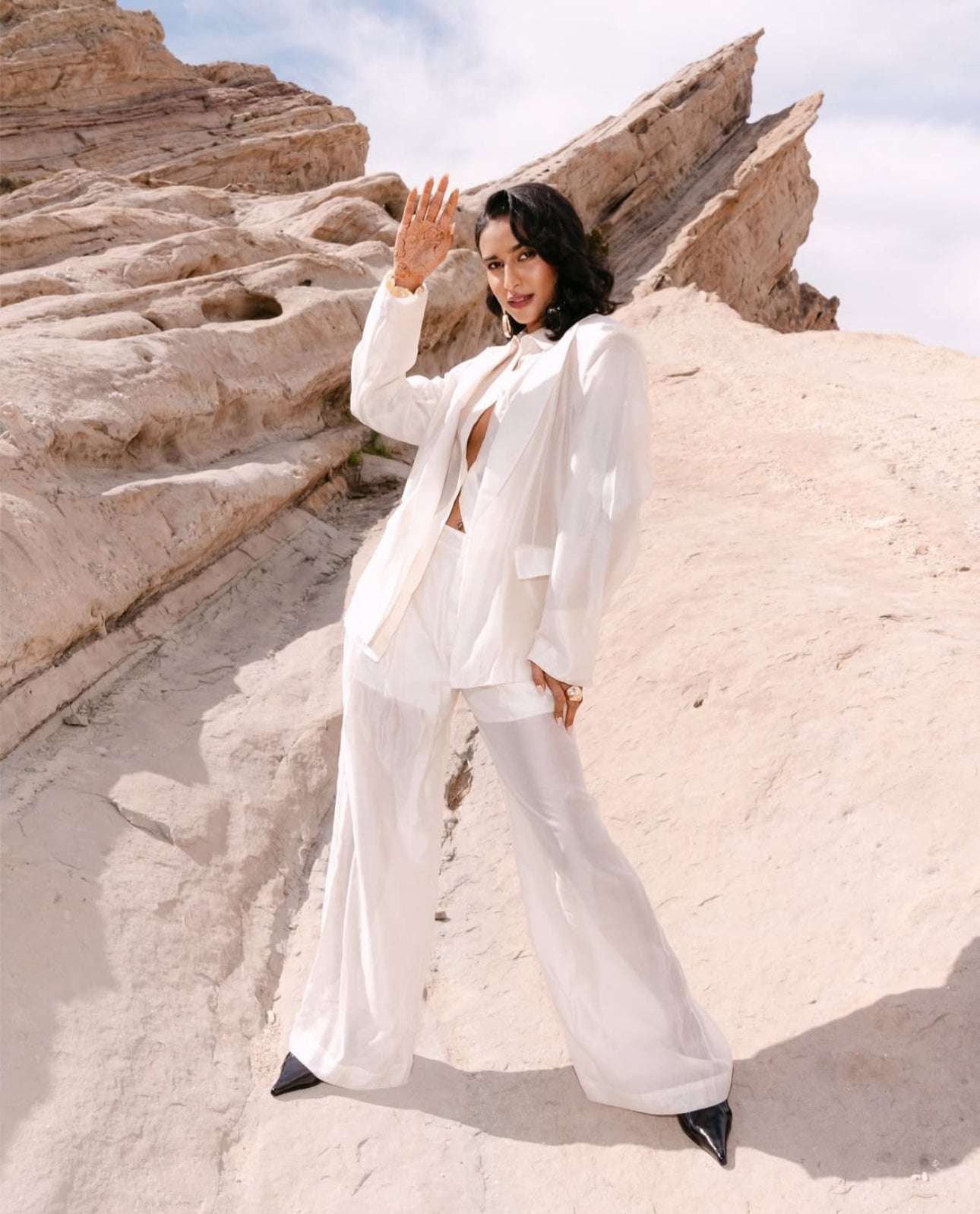 Rida Tharana in AEQEA's XXL Solar Dome Ring.