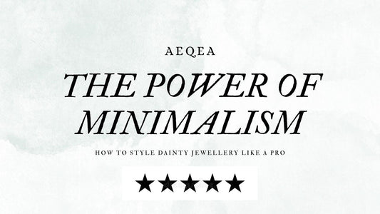THE POWER OF MINIMALISM W AEQEA