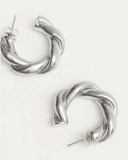 AVA TWIST HOOPS - AEQEA