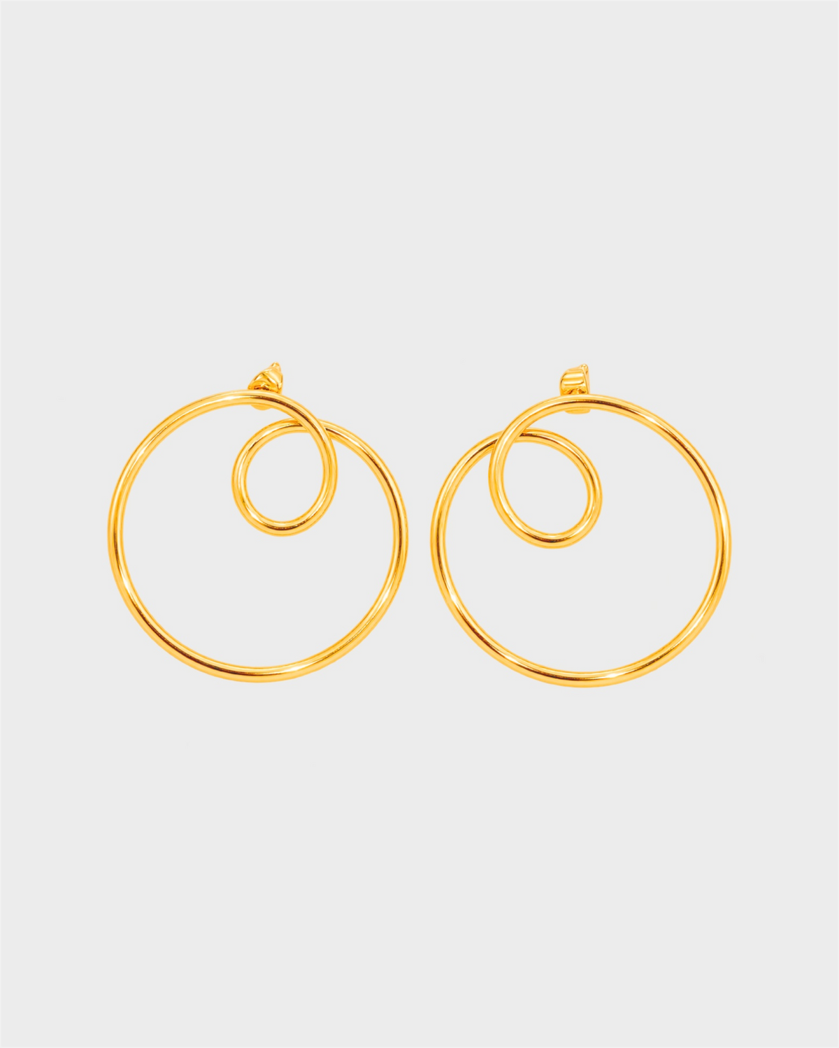 SWIRLY MINI MISMATCHED HOOPS