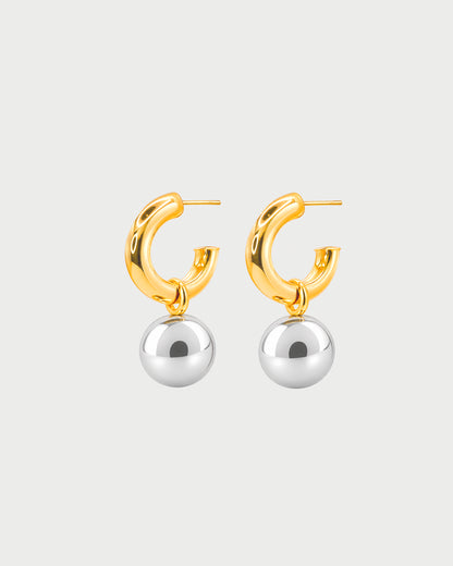 BOUCLES D'OREILLES SPHÈRE CÉLESTE