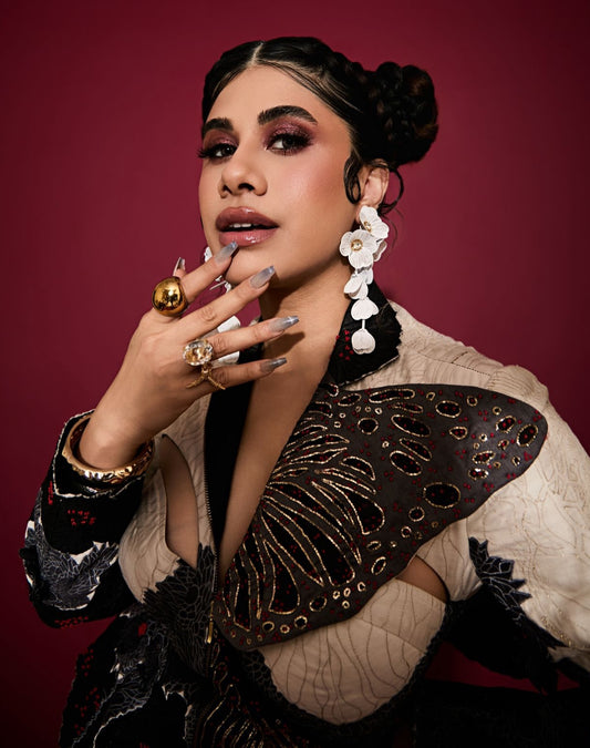MALVIKA SITLANI - GOLD XXL SOLAR DOME RING