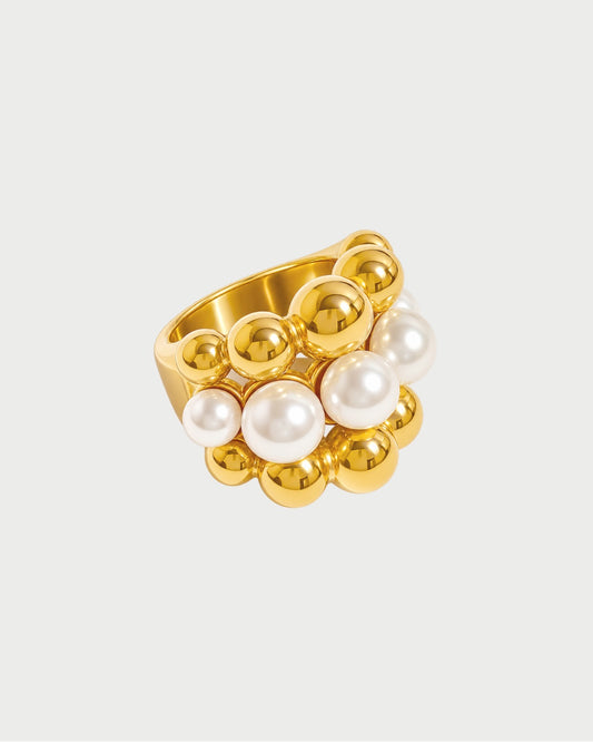 PEARL CLUSTER RING