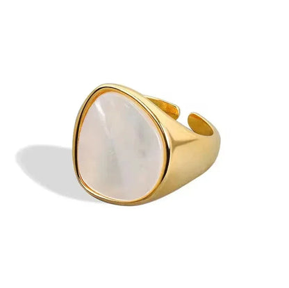 LUNAR GLOW PEARL RING - AEQEA