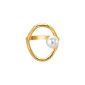 MOON PEARL RING - AEQEA