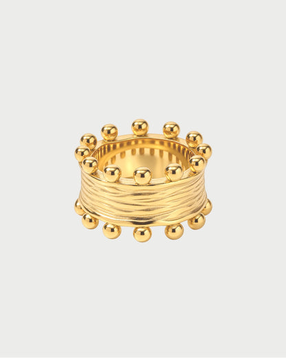 GOLDEN CROWN RING