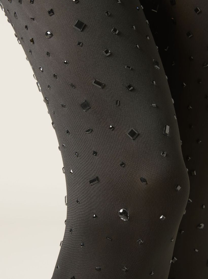 BLACK CRYSTAL TIGHTS AEQEA