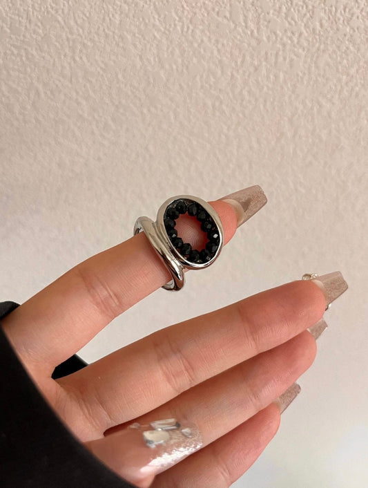 BLACK HALO RING - AEQEA