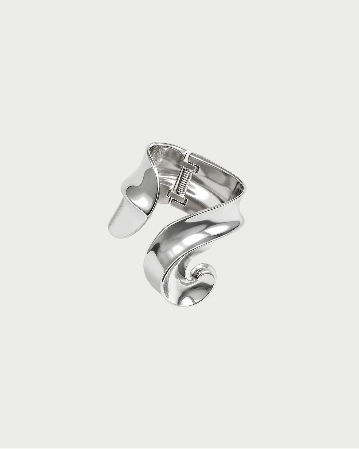 SILVER TIDAL WAVE CUFF