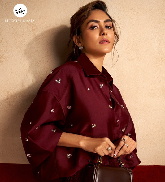 MRUNAL THAKUR - CELESTIAL PEARL WAVE RING SET OF 2