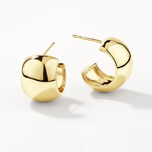 MINI LEA HUGGIES HOOP EARRINGS