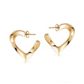 TWISTED HEART EARRINGS