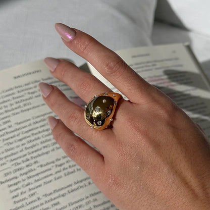 PEARL CASCADE RING AEQEA