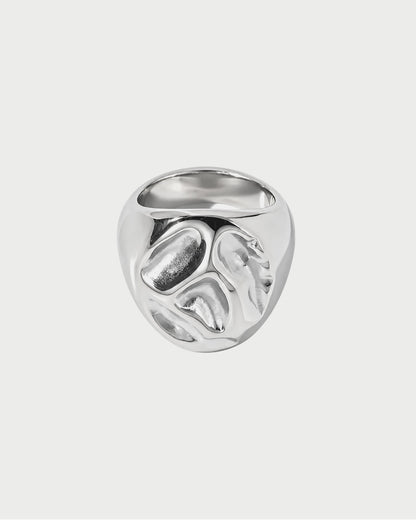 SILVER RIVER PEBBLE RING