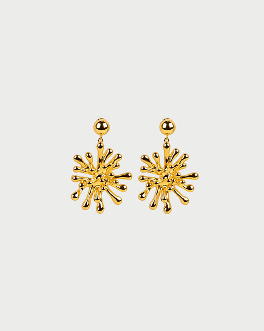 ODEYA CORAL EARRING
