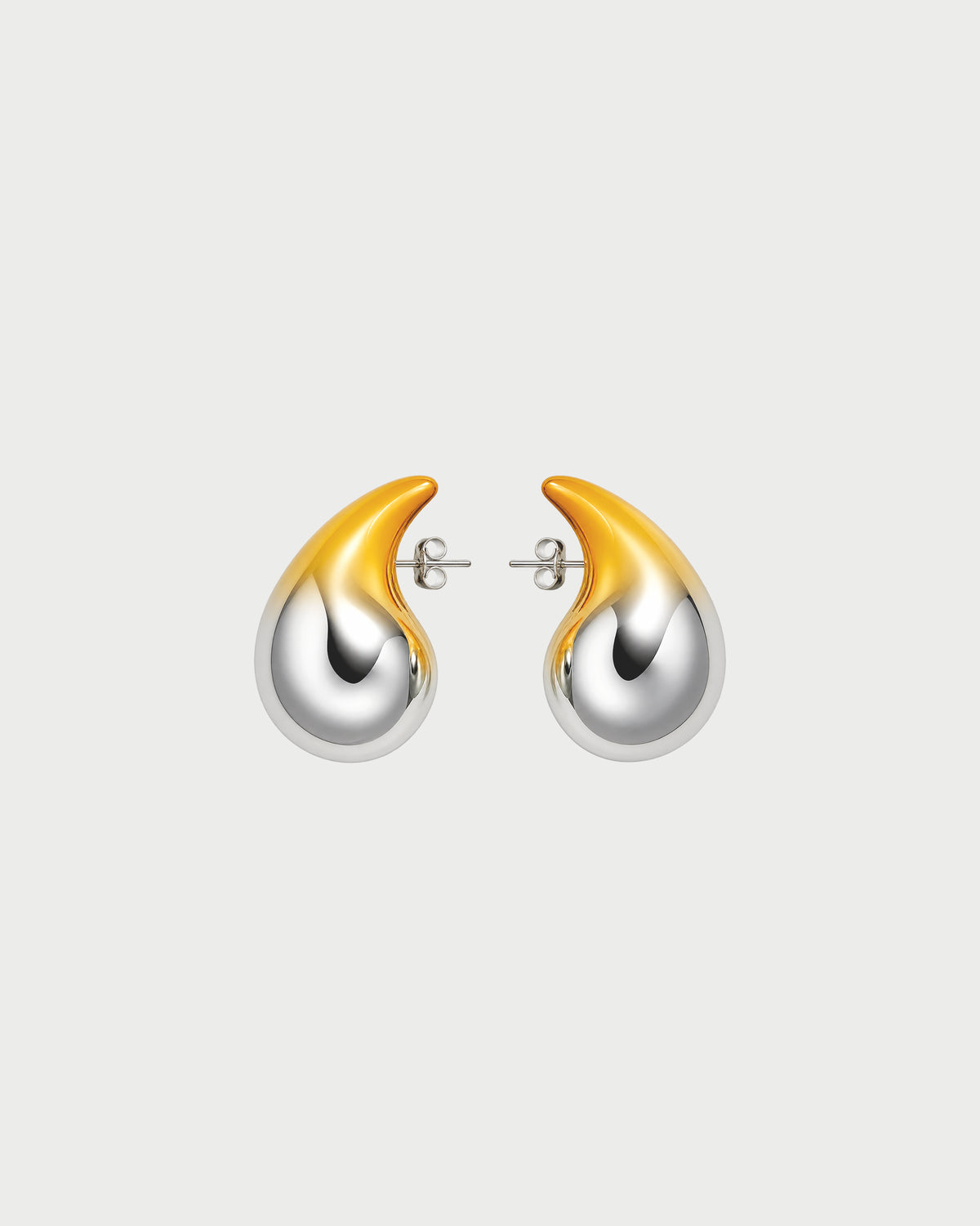 SILVER OMBRE EARRINGS