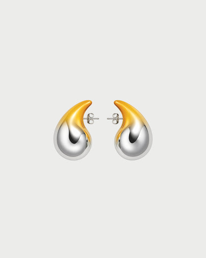SILVER OMBRE EARRINGS