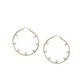 PEARLESCENT ORBIT HOOPS - AEQEA