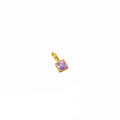 SQUARE ZIRCONIA LAVENDER CHARM - AEQEA