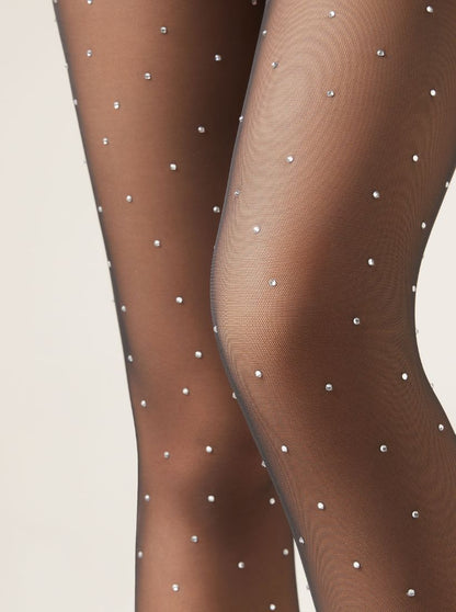 WHITE CRYSTAL TIGHTS - AEQEA