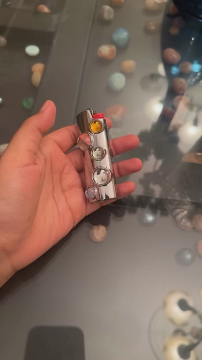 GEMSTONE LIGHTER CASE / Multi-stone