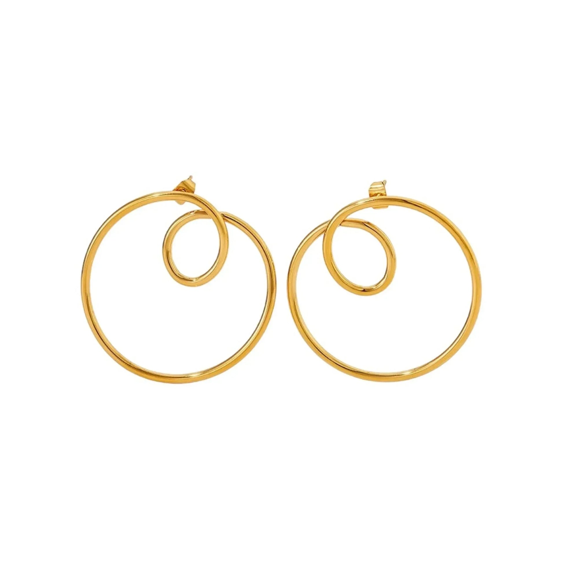 SWIRLY MINI MISMATCHED HOOPS - AEQEA