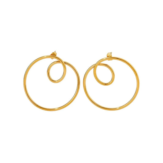 SWIRLY MINI MISMATCHED HOOPS - AEQEA